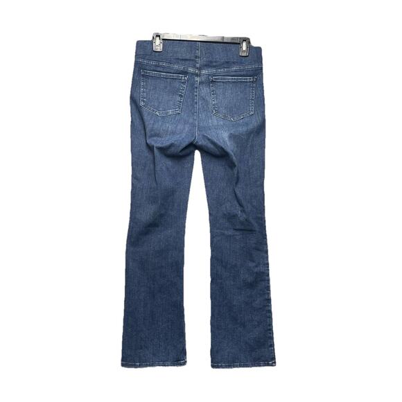 NYDJ Spanspring Pull-On Slim Bootcut Jeans Decker Blue Sz M 6,8,10 Lift Tuck - Picture 2 of 8